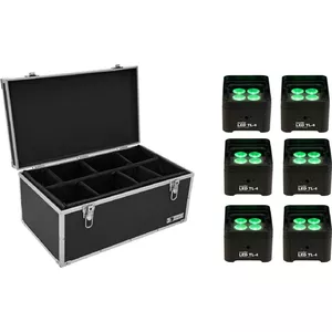 LED truss light EUROLITE TL-4 set of 6 with flight case