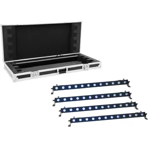 Светодиодный бар EUROLITE 4x LED BAR-12 QCL RGB+UV, 4 шт., RGB+UV светодиоды
