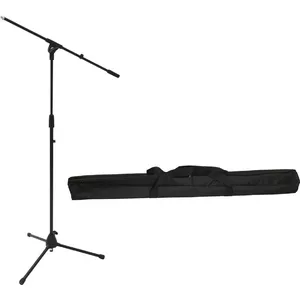 Mikrofona statīvs Omnitronic MS-2 ar šarnīra roku, melns