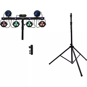 LED Light Set EUROLITE KLS Laser Bar Next FX with M-4 Speaker Stands
