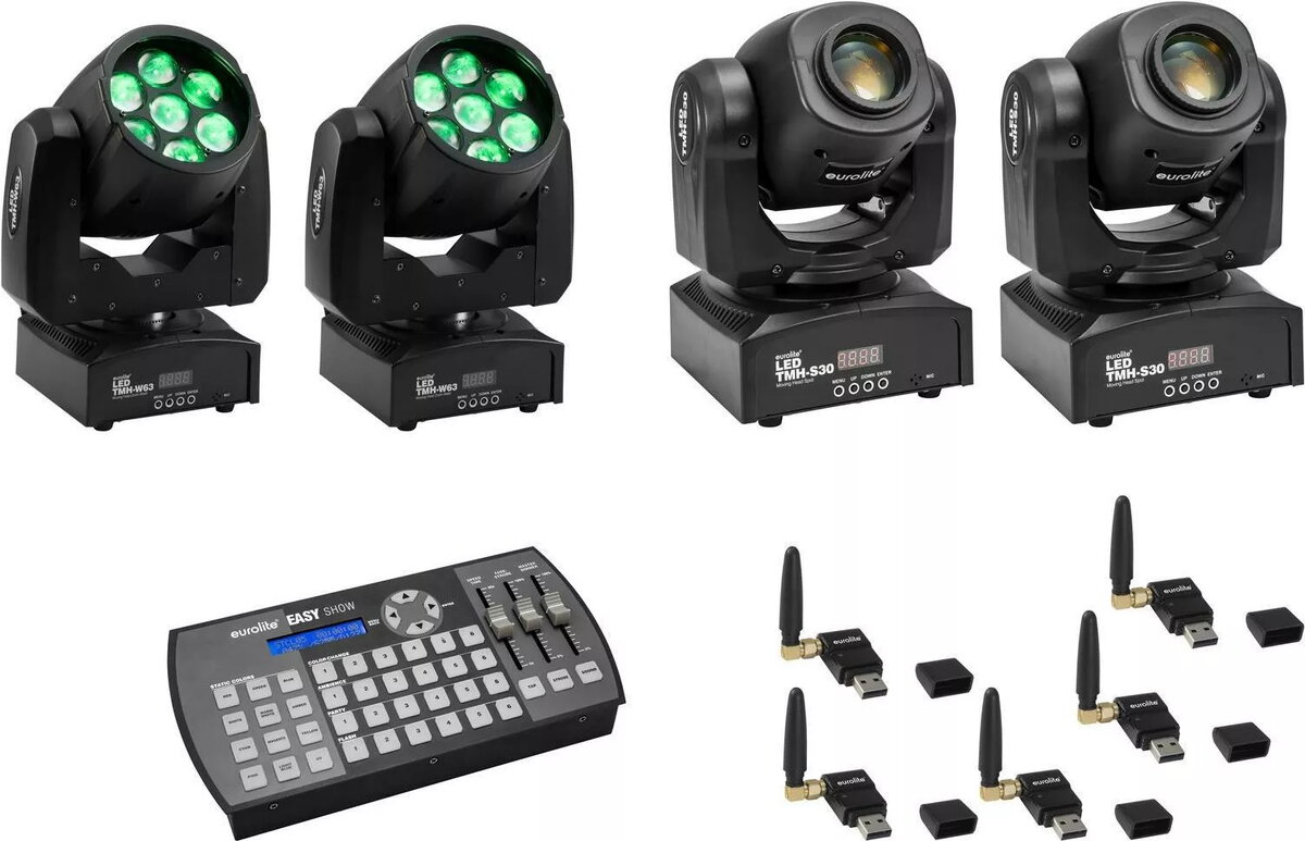 LED komplekts EUROLITE TMH-W63 TMH-S30 USB