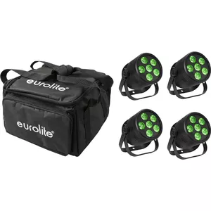 LED прожектор EUROLITE 20000957 4x Silent QCL Floor с мягким чехлом