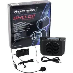 Поясной усилитель Omnitronic BHD-02 20W, переносной усилитель мощности для аудио
