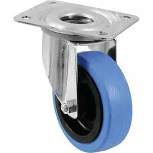 Caster wheel Roadinger 100 mm light blue
