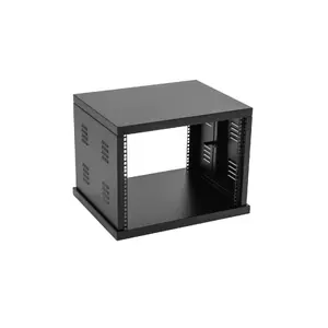 Freestanding rack Roadinger 30103166 8U capacity 50 kg Black