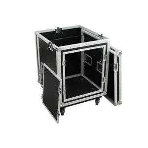 Flight case Roadinger 3010999M Plywood Black Silver 25 kg