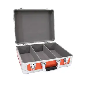 Hard case Roadinger 3012205A for records Red 425x380x175 mm