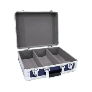 Hard case Roadinger 3012205C for records Blue 425x380x175mm