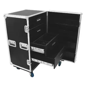 Flight case Roadinger 30126428 Plywood Black Silver 59.4 kg