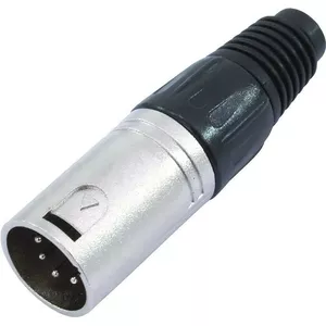 5-pin XLR Connector Omnitronic 30208420 — male/female audio connector for balanced signals