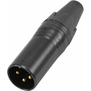 XLR 3-контактный разъём Omnitronic с IP-защитой, модель 30208435, штекер/гнездо для аудиокабеля