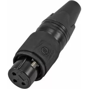 XLR 3-pin socket Omnitronic IP 30208436 – female chassis connector for audio equipment
