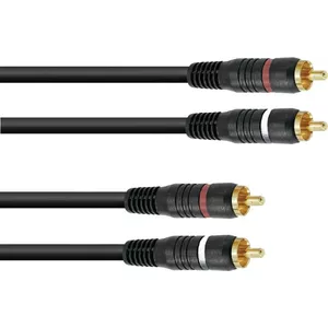 Кабель RCA (Cinch) Omnitronic 2x2, 1.5 м, модель 30209360