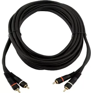 Аудио кабель Cinch Omnitronic 30209382 2x2, длина 15 м, RCA штекер‑штекер, стереосигнал