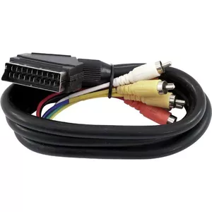 Pārejas kabelis SCART uz 6x RCA Omnitronic 1,5 m