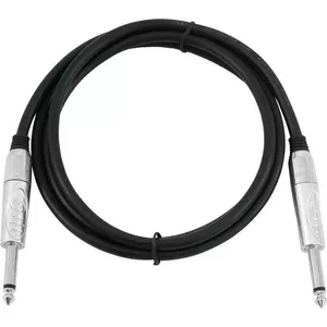 Mono 6.3 mm cable Omnitronic 1.5 m — 6.3mm TS (mono) instrument/line cable, black