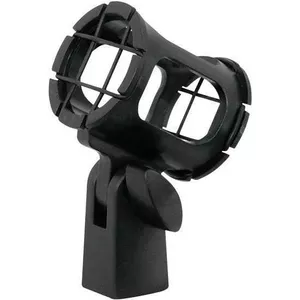 Держатель-зажим Omnitronic SLIM-01 Black — зажим для микрофона/аксессуаров, компактный тонкий дизайн