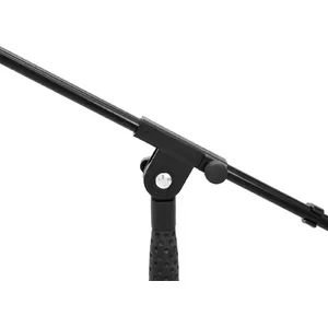 Mikrofona statīvs Omnitronic MS-2A ar izvirzāmo rokturi, melns