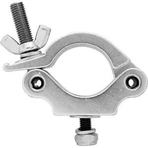 Lighting clamp EUROLITE TPC-32 silver — heavy-duty truss clamp for fixtures, silver finish