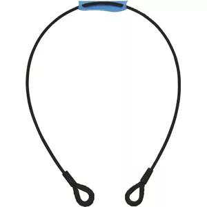 Steel cable EUROLITE 5801049E 1000 x 6 mm black with thimble