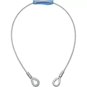 Steel cable EUROLITE 5801048L 1000×6 mm silver with thimble