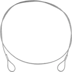 Steel cable EUROLITE 58010422 900 x 3 mm silver, without connector