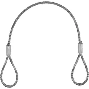 Steel cable EUROLITE 58010417 400 x 3 mm silver without connector