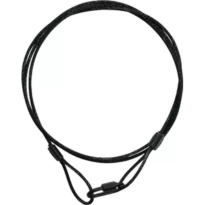 Steel cable EUROLITE 900 x 3 mm, black — steel wire rope for rigging and securing