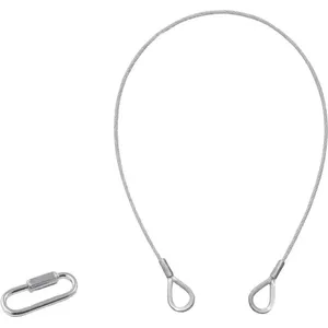 Строп (safety rope) EUROLITE B 3x600 мм до 5 кг, серебристый