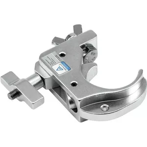 Theater Hook EUROLITE TH50-75 Silver – adjustable stage lighting clamp TH50-75, silver finish