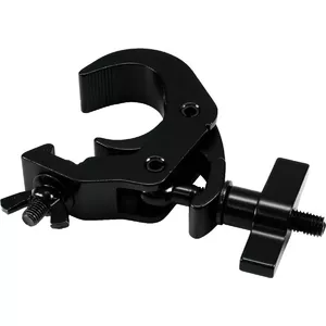 Safety quick-lock hook EUROLITE TH-260S black — compact locking rigging hook