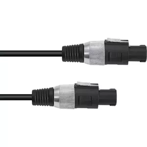 Акустический кабель Omnitronic 2x1,5 мм², 10 м, чёрный