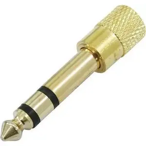 Audio adapter Omnitronic 3.5mm male to 3.5mm female — 10x pack