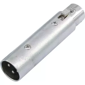 XLR adapter Omnitronic 3-pin male to 5-pin female, model 30226575