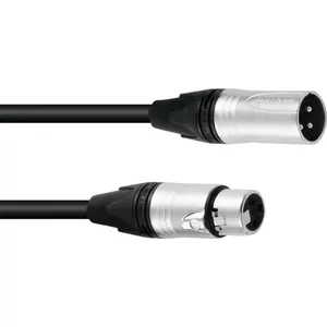 PSSO DMX 3pol XLR kabelis 0.5m sw Neutrik (30227804)