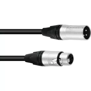 PSSO DMX 3pol XLR kabelis 1.5m sw Neutrik (30227808)