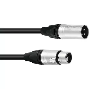 XLR 3-pin cable PSSO 10 m with Neutrik-compatible connectors for audio/DMX