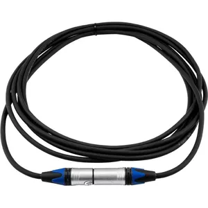 Кабель XLR PSSO 3-контактный, 5 м, чёрный, с разъёмами совместимыми с Neutrik