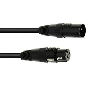 DMX cable 3-pin XLR EUROLITE 20 m model 3022785S for lighting control