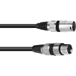 Skaļruņa kabelis PSSO XLR 2x2,5 mm², 3 m, melns