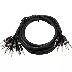 Audio snake cable Omnitronic 8xJack to 16xJack mono 15 m