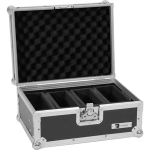 Флайткейс Roadinger EC-4AC для 4× AKKU Flat Light Series — защитный транспортировочный кейс