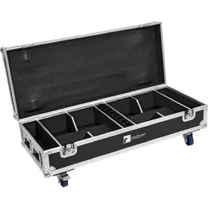 Flightcase Roadinger 31005145 for 8x AKKU IP UP-4 QuickDMX with charging function