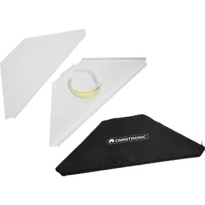 Corner Plates Omnitronic 32000032 for Mobile DJ Stand with Carry Bag