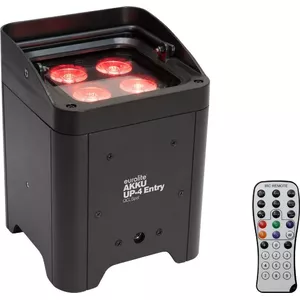 Прожектор EUROLITE AKKU UP-4 Entry QCL 41700575 на аккумуляторе RGBW