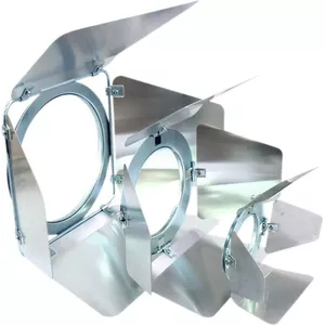 PAR-20 spot light EUROLITE 42103610 silver — small reflector lamp housing, silver finish