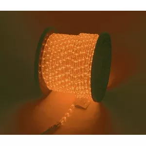 Rubber light EUROLITE RL1-230V orange 44m – flexible safety lighting cable