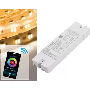 LED strip controller EUROLITE 50531113 WiFi 5in1 — multi-channel Wi‑Fi controller for RGB/RGBW/monochrome LED strips