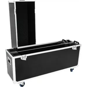 Transport flightcase Roadinger for 2× LCD ZL55 panels — durable design for safe transport