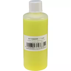 Zīmogu tinte EUROLITE UV-aktīva Caurspīdīga Dzeltena 100 ml
